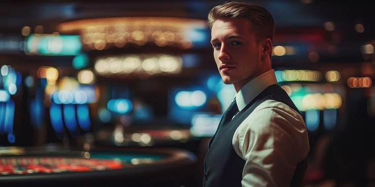 Meja Sic Bo Dadu live dealer di baris 4d dengan tiga dadu dan area taruhan yang jelas